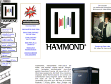Tablet Screenshot of hammond.de