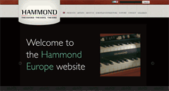 Desktop Screenshot of hammond.eu