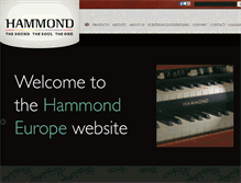 Tablet Screenshot of hammond.eu